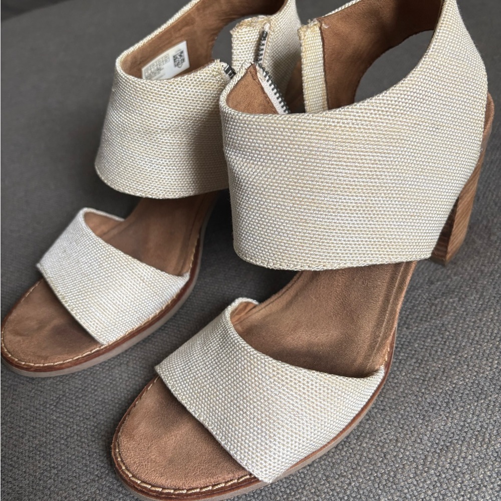 Toms Cream Women's Heels